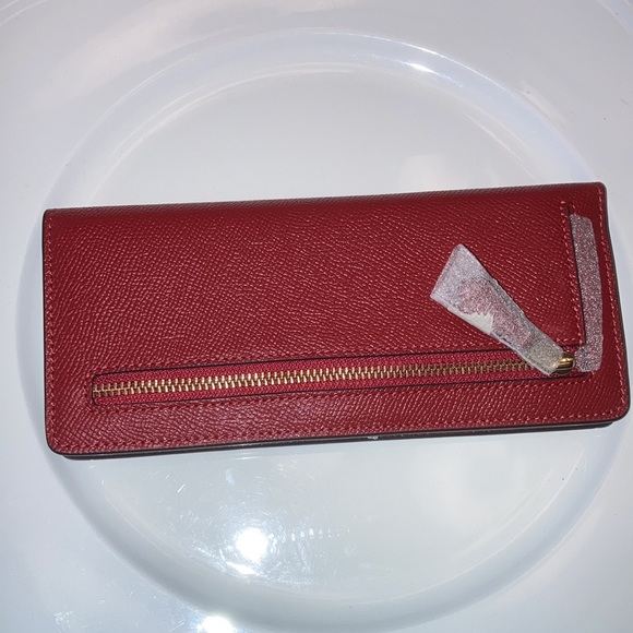 Coach Snap CrossgraIn Leather Slim Wallet - Picture 3 of 5